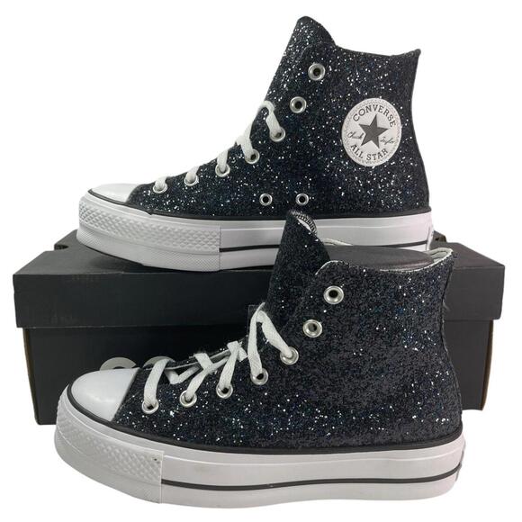 Converse Chuck Taylor Lift Platform Glitter by You MIDNIGHT SKY